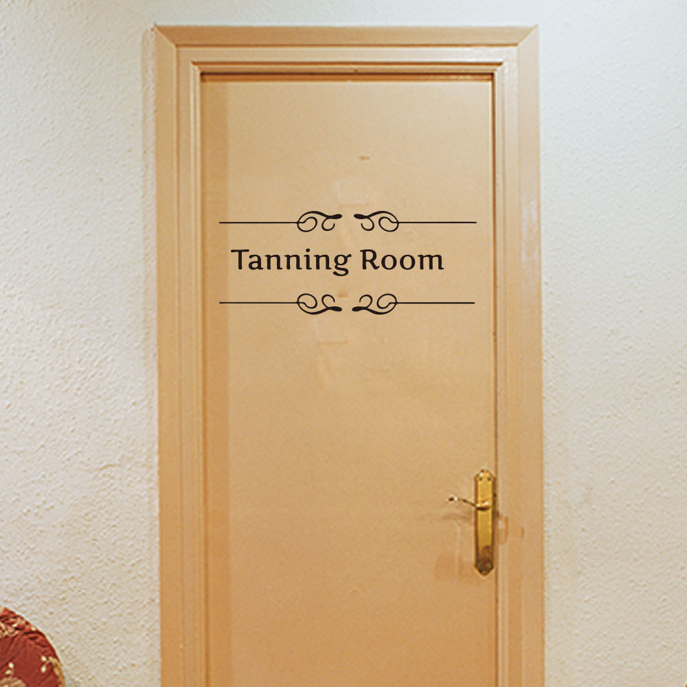 英字 Tanning Room 日焼け日焼けサロン ウォールステッカー 英文 英語 壁紙 シール 防水 Diy 壁 床 家具 インテリア 最大69 Offクーポン