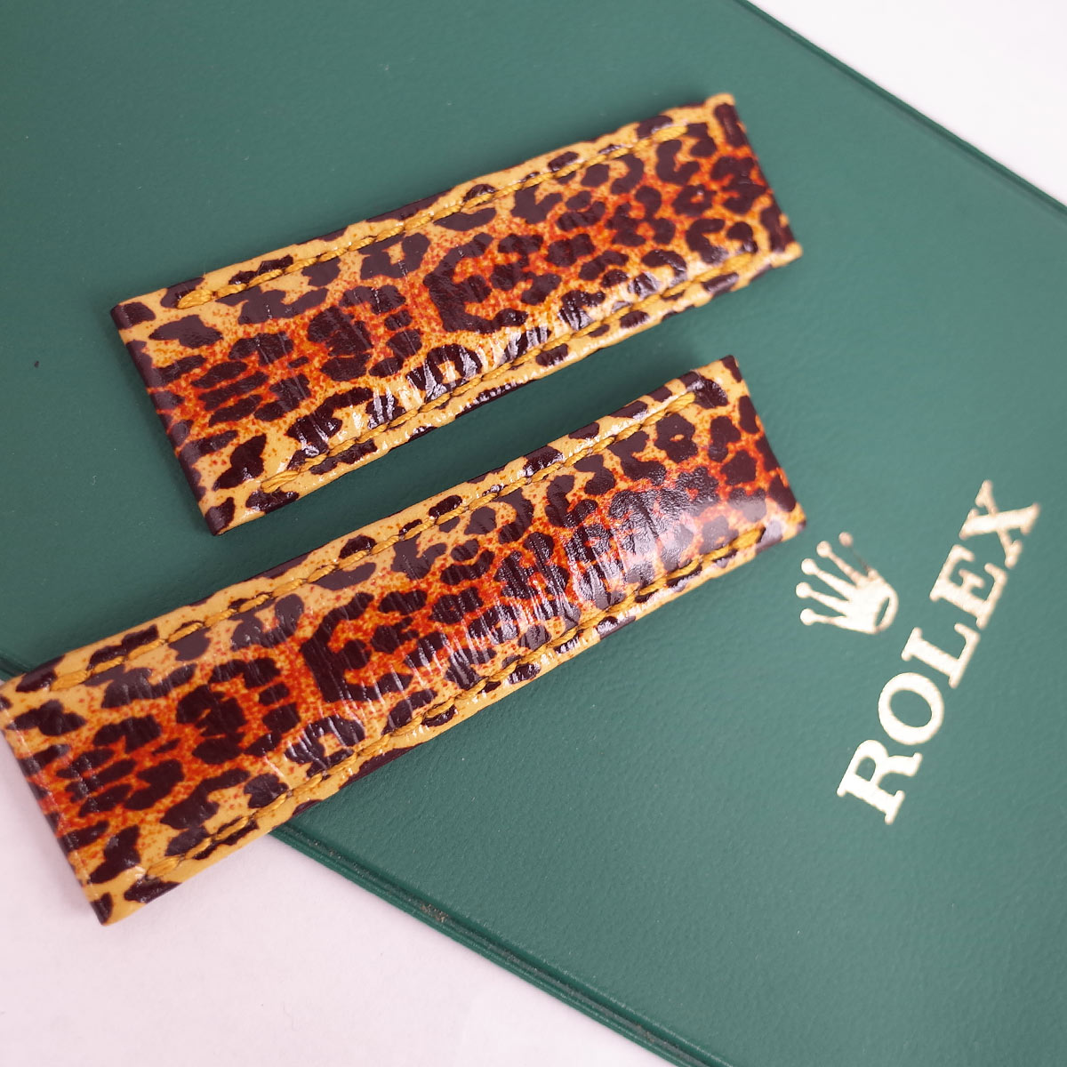 ROLEX ロレックス B3900 純原書革胴締め 同盟罷工さあ美 なめし革 20粍/16粍 レパード デイトナ用 未当て嵌める 置き目品 SWISS MADE