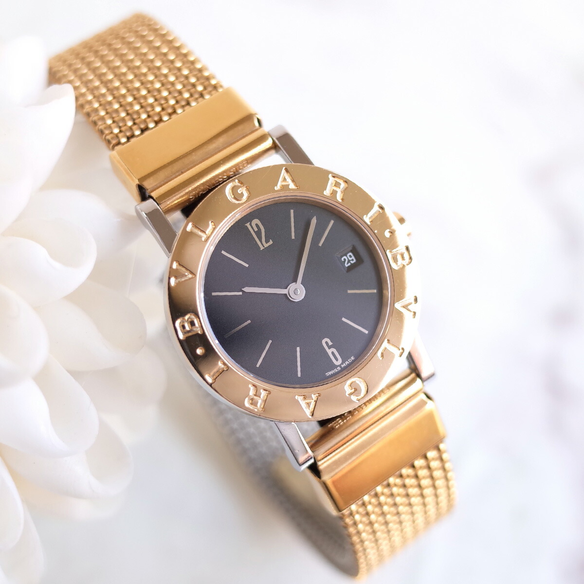 楽天市場】ブルガリ ソロテンポ ST29S 白文字盤 革ベルト ブレスレット