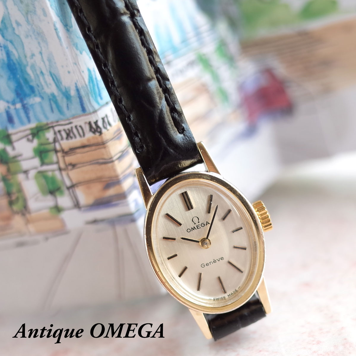 楽天市場】オメガ OMEGA アンティーク 70'S レディース 腕時計 