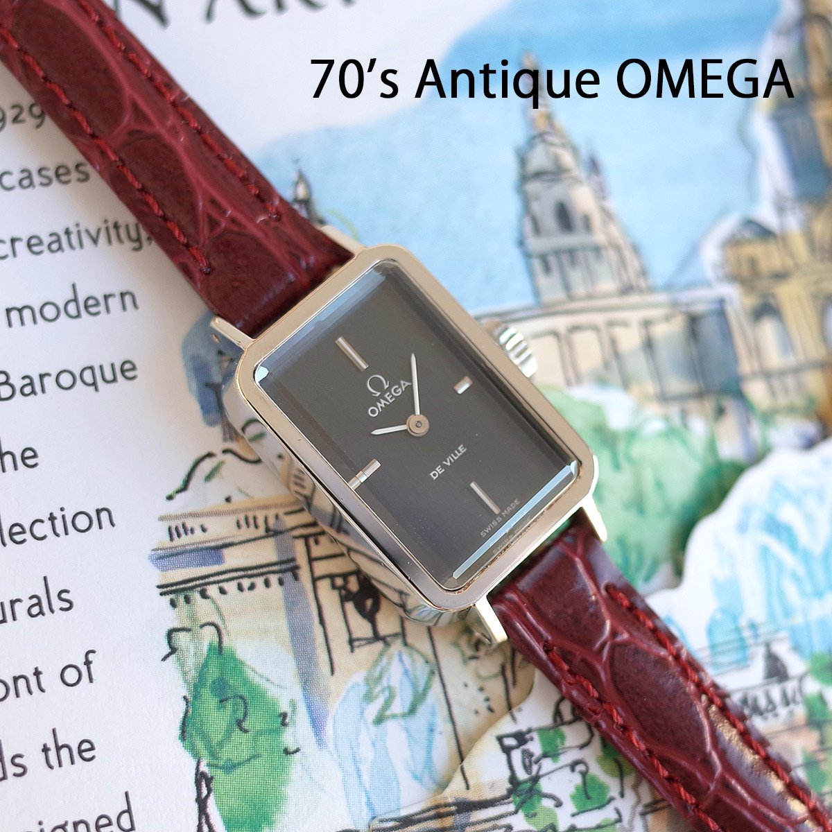 保証付 OMEGA オメガ デ・ヴィル 1974年製 レディース 腕時計 時計