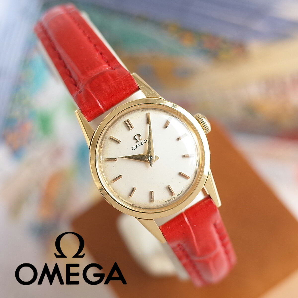 楽天市場 オメガ アンティークウォッチ 60 ｓ K18金無垢 レディース ゴールド 腕時計 新品革ベルト 1年保証 Oh済 Omega 中古 ブランドショップパリノ