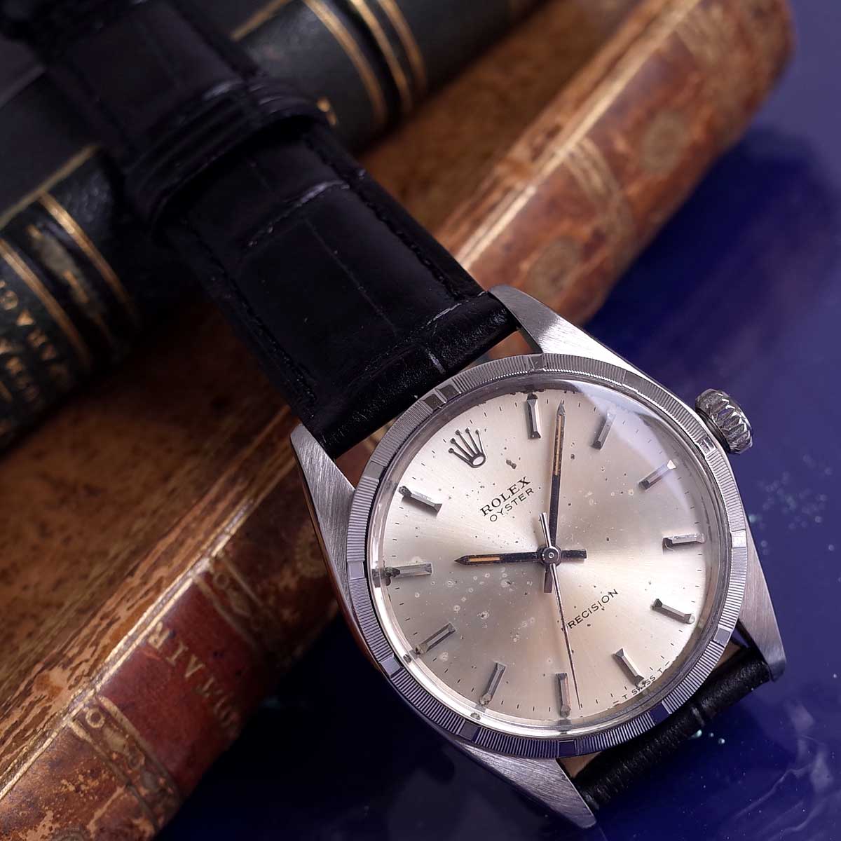 ロレックス 6427 オイスタープレシジョン 1969年製 SS 手巻 CAL.1225 メンズ ウォッチ ROLEX アンティーク OH済1年引き受ける