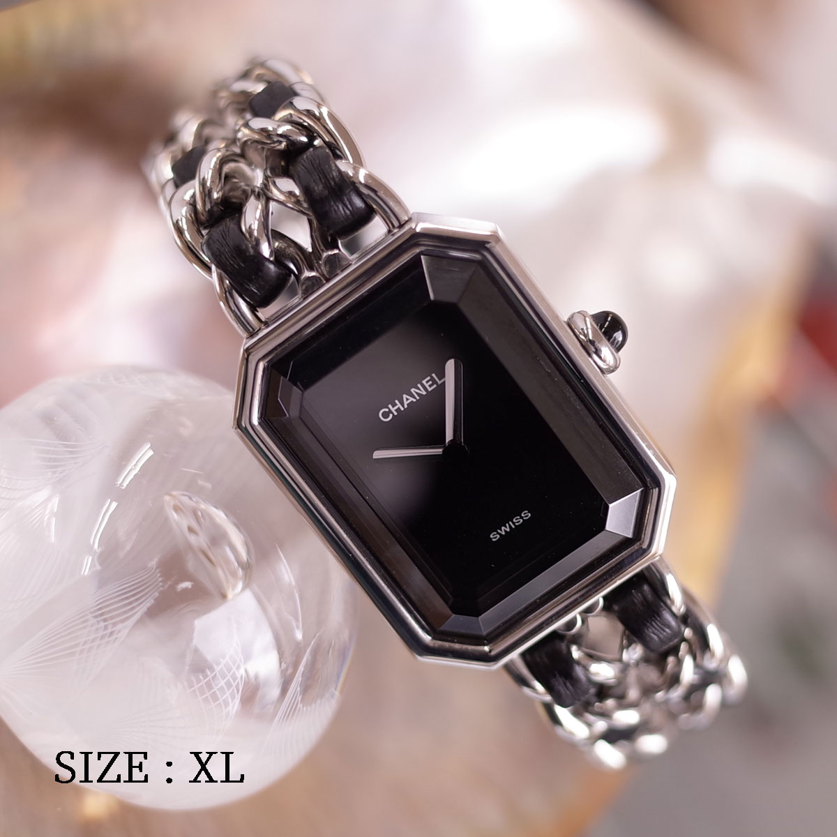 楽天市場】箱 保証書 シャネル CHANEL プルミエール ブラック シルバー