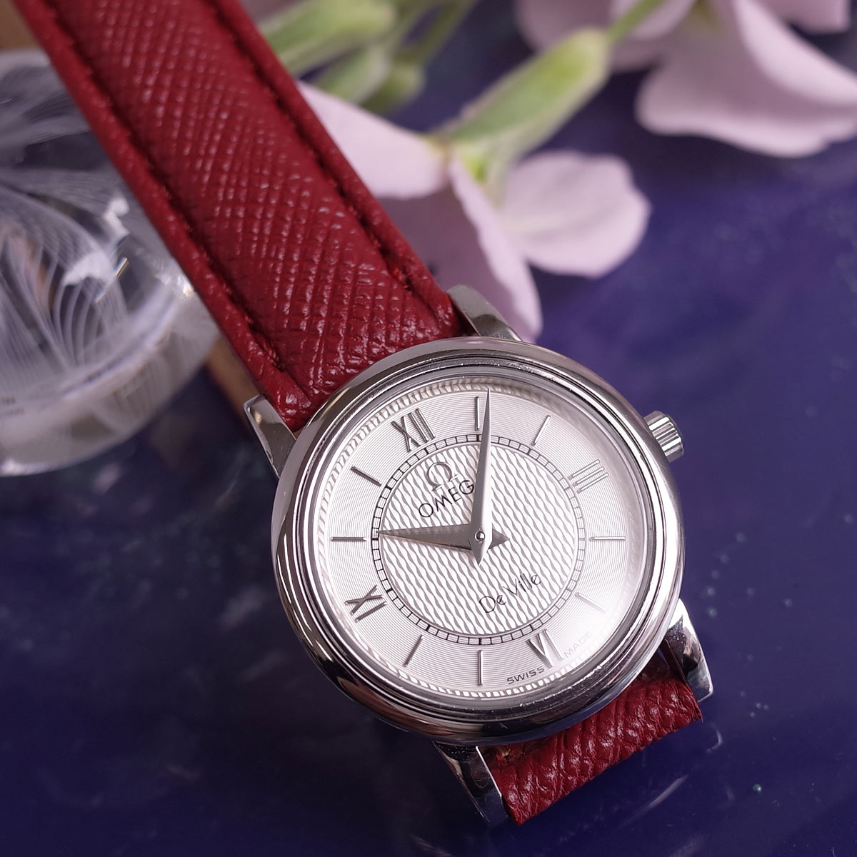 楽天市場】訳有 オメガ デビル K18YG/SS 7460.11 ゴールド リーフ針 23