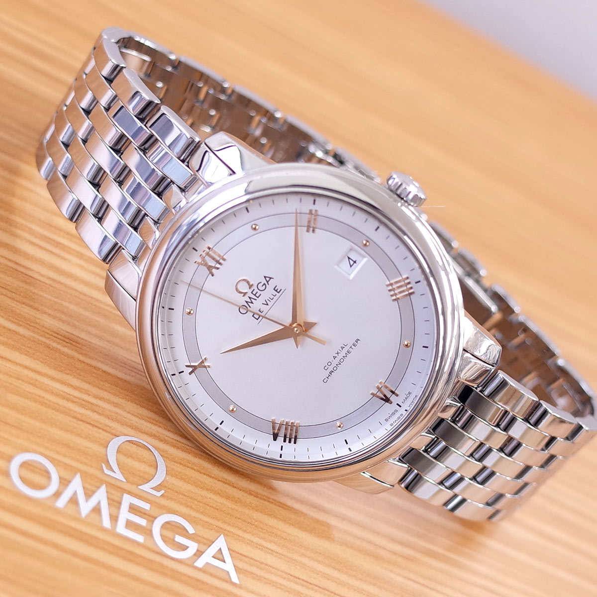 楽天市場】オメガ デビル オートマチック 366.1108 SS ギョーシェ