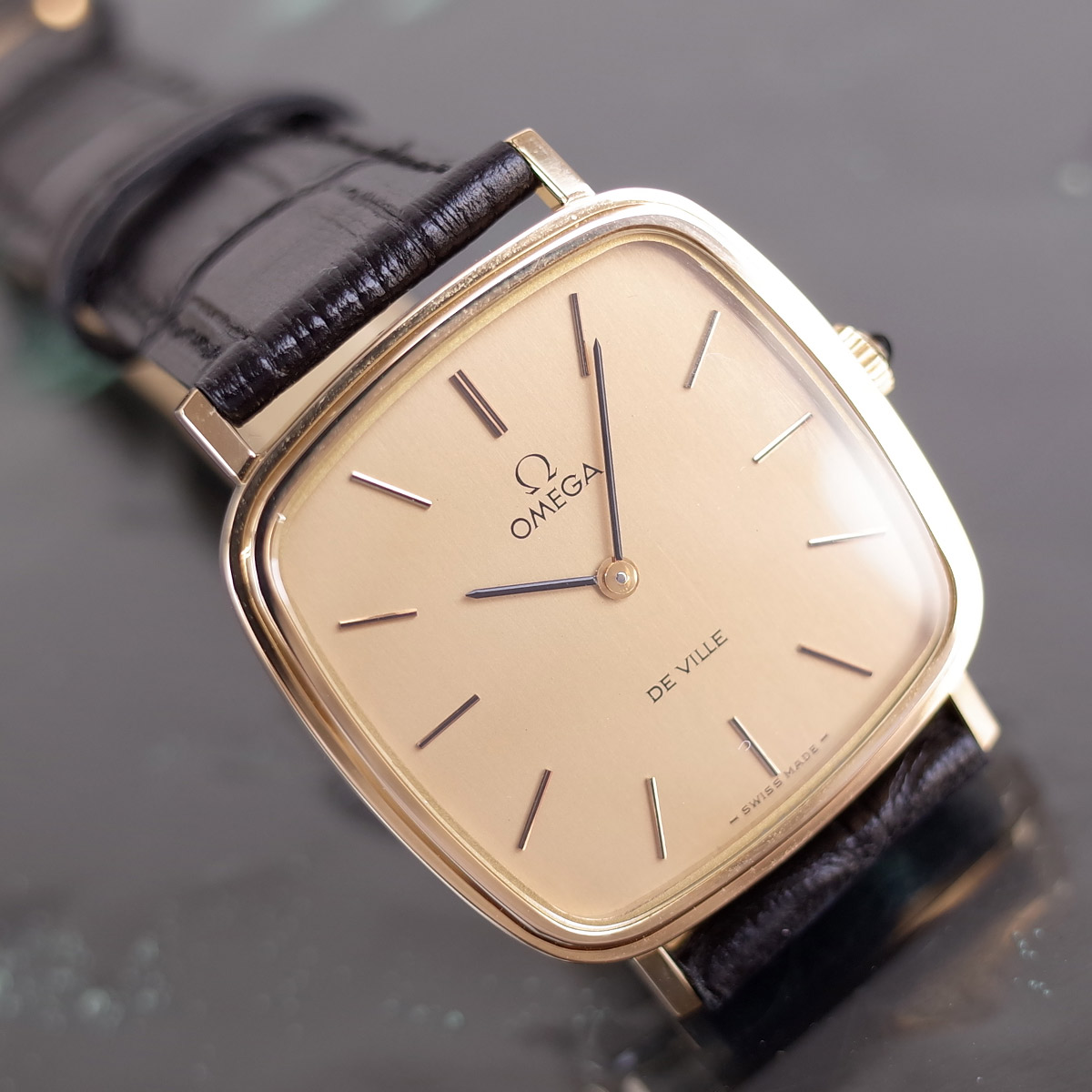 1977年製 OMEGA DEVILLE オメガ デビル 手巻き 腕時計 楽天市場】オメガ デビル 70'S アンティーク K18YG 750 111.0145