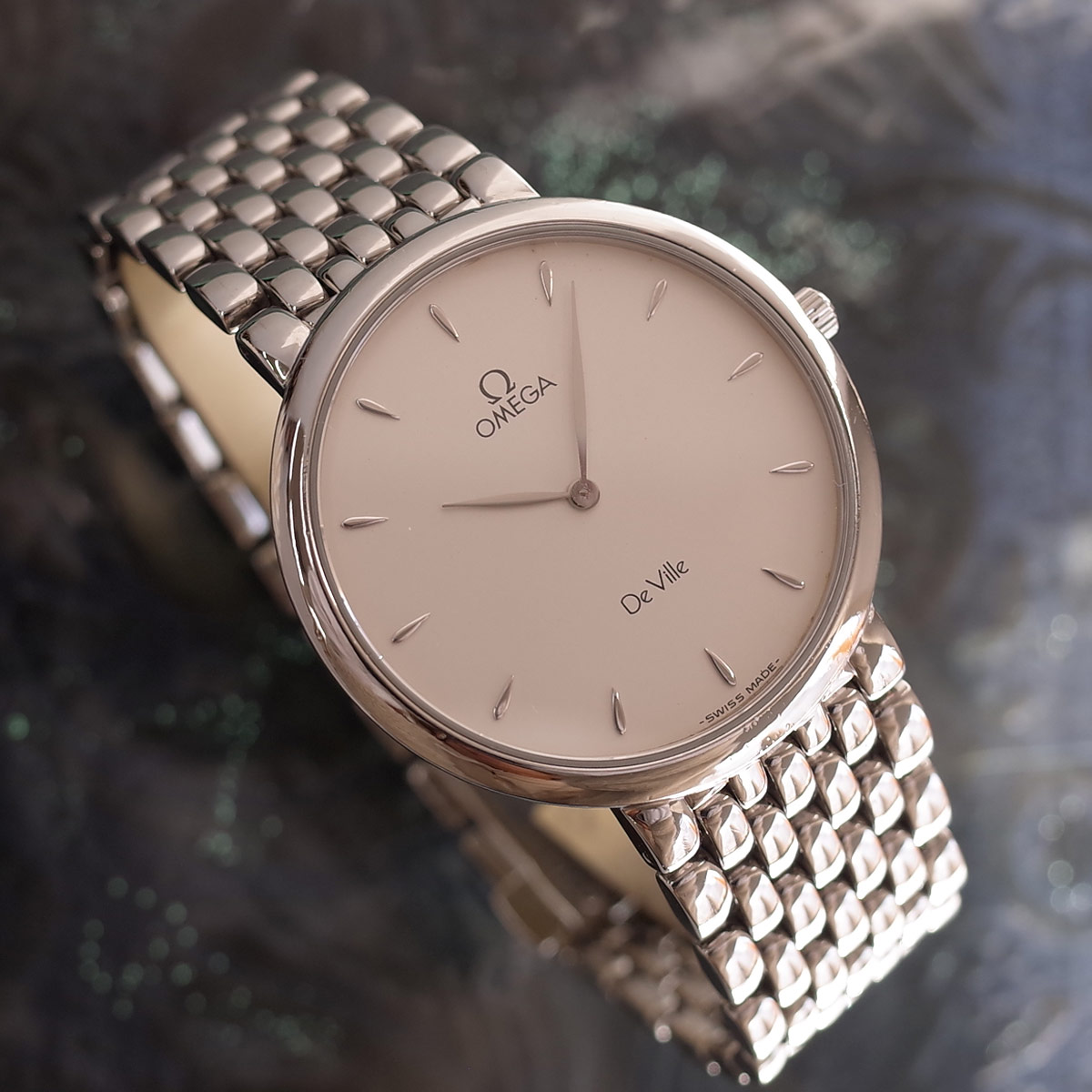 楽天市場】オメガ デビル プレステージ SS 4510.33 ローマン