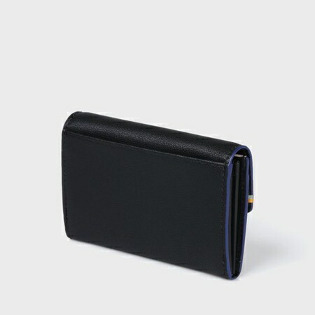 ポールスミス名刺入れカードケースハイライトステッチブラックPaulSmith