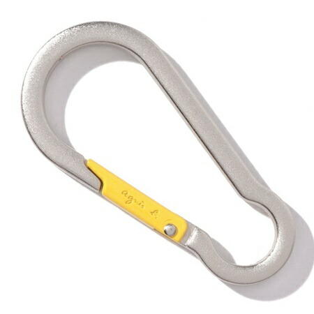 売れ筋 アニエスべー カラビナ チャーム キーチャーム シルバー Agnes B 正規店仕入れの Pap Org Pk