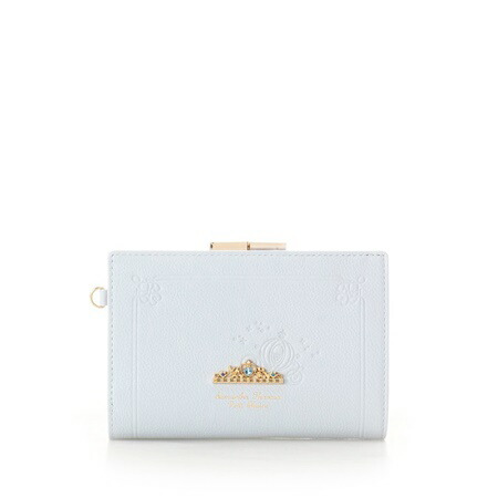 楽天市場 サマンサタバサ 折財布 ディズニーコレクション プリンセスシリーズ 口金中折財布 シンデレラ ライトブルー Samanthathavasapetitchoice Grand Lounge