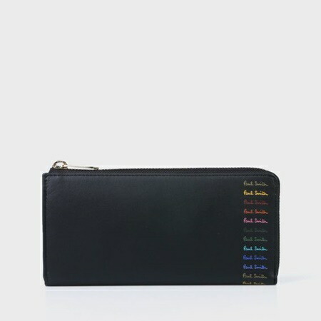 極点スミス 頭人財布 マルチカラードロゴ ラウンドジップ長財布 涅色 Paul Smith ポールスミス 財布 鞄 メンズ レディース 送料無料 法例物 新品 お土産 10チャージ 代 30代 40代 クリスマス 付与 Damienrice Com