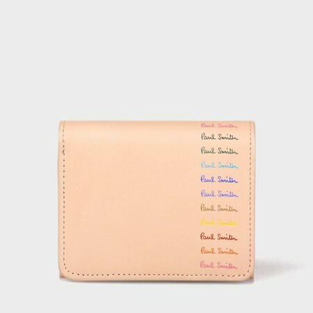 竿スミス 折財布 ミニ財布 マルチカラードロゴ ピンク Paul Smith ポールスミス 財布 バッグ メンズ レディース 送料無料 正規威儀 新品 ギフト 10代 代 30代 40代 クリスマス プレゼント Cmsmontera Com