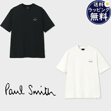 【無料ラッピング】 ポールスミス Paul Smith Tシャツ Happy 半袖 オーガニックコットン 綿100% ブランド 正規品 新品 ギフト プレゼント 人気 おすすめ 誕生日 記念日 クリスマス 送料無料