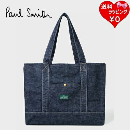 【SALE】極点スミス Paul Smith トートバッグ Paul Smith Lee 共同研究 綿100％ 貨物輸送無料 ラッピング無料