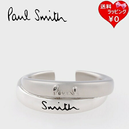【無料ラッピング】 【送料無料】ポールスミス Paul Smith リング 指輪 Double Ring Motif オープンリング 日本製 シルバー 13,376円
