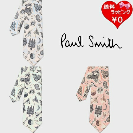 【無料ラッピング】 【送料無料】ポールスミス Paul Smith ネクタイ Souvenir タイ 日本製 シルク100%