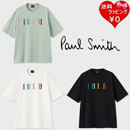 【無料ラッピング】 【送料無料】ポールスミス Paul Smith Tシャツ カラーブロックプリント 半袖カットソー 綿100%