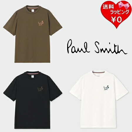 【無料ラッピング】 ポールスミス Paul Smith Tシャツ パームロゴ 半袖 綿100% ブランド 正規品 新品 ギフト プレゼント 人気 おすすめ 誕生日 記念日 クリスマス 送料無料｜PARIS LOUNGE パリスラウンジ