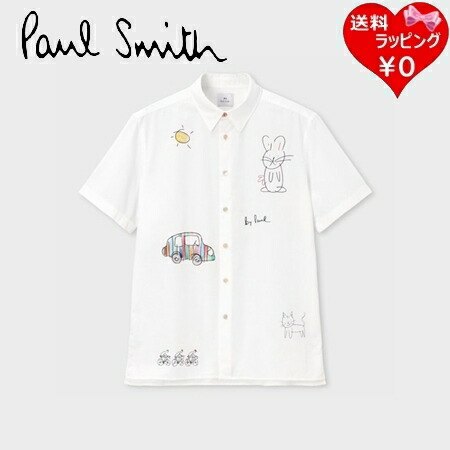 【無料ラッピング】 極点スミス Paul Smith ティーシャツ 心地好いティーシャツ Drawn by Paul ドゥードゥル 半袖ティーシャツ 白いこと ブランド名 定まり品 新品 差し上げ物 差し上げ物 一般受け おすすめ 生まれ落ちる日 不死化日 クリスマス 貨物輸送無料