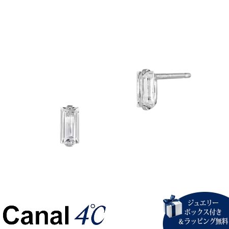 【無料ラッピング】 カナルヨンドシー Canal 4℃ カナル4℃ プラチナ ピアス ホワイトトパーズブランド正規品新品ギフトプレゼント人気おすすめ誕生日記念日クリスマス 送料無料