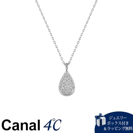 【無料ラッピング】 カナルヨンドシー Canal 4℃ カナル4℃ ネックレス シルバー しずく キュービックジルコニア レディース ブランド 正規品 新品 ギフト プレゼント 人気 おすすめ 誕生日 記念日 クリスマス 送料無料|PARIS LOUNGE パリスラウンジ