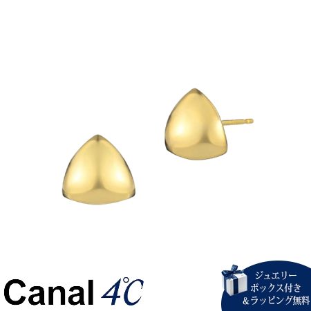 カナルヨンドシー Canal 4℃ カナル4℃ ピアス K10イエローゴールド シンプル レディース