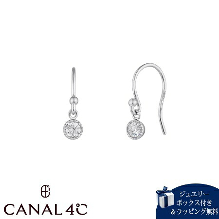 【無料ラッピング】 カナルヨンドシー Canal 4℃ カナル4℃ ピアス シルバー EARFLOW ミル打ち フック キュービックジルコニア レディース ブランド 正規品 新品 ギフト プレゼント 人気 おすすめ 誕生日 記念日 クリスマス 送料無料|PARIS LOUNGE パリスラウンジ