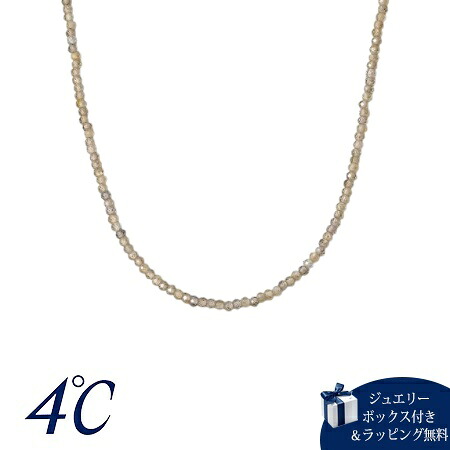 【無料ラッピング】 ヨンドシー 4℃ ネックレス シルバー The Tidal ビーズ 重ね着け ジルコン レディース ブランド 正規品 新品 ギフト プレゼント 人気 おすすめ 誕生日 記念日 クリスマス 送料無料