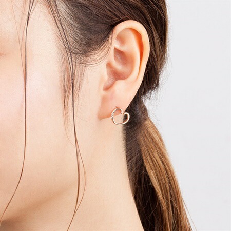 ヨンドシー 4℃ ピアス K18ピンクゴールド ピアス ダイヤモンド 