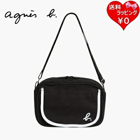 【無料ラッピング】 アニエスベー agnes b ショルダーバッグ b. ロゴ Adrian ブラック レディース ブランド 正規品 新品 ギフト プレゼント 人気 おすすめ 誕生日 記念日 クリスマス 送料無料｜PARIS LOUNGE パリスラウンジ