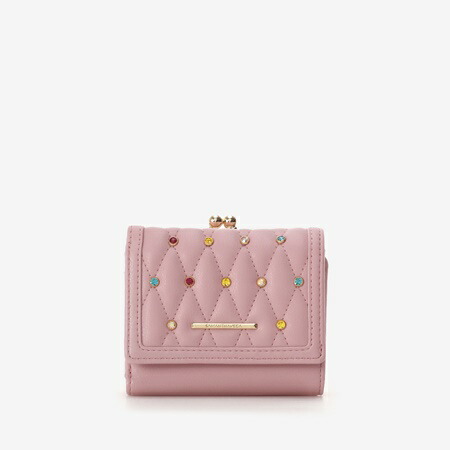 サマンサタバサ サマンサベガ Samantha Vega 折財布 カラフルビジューキルティングミニウォレット septicin Com