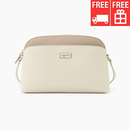 【無料ラッピング】 アニエスべー agnes b ショルダーバッグ アイボリー メンズ レディース ブランド 正規品 新品 ギフト プレゼント 人気 おすすめ 誕生日 クリスマス 送料無料