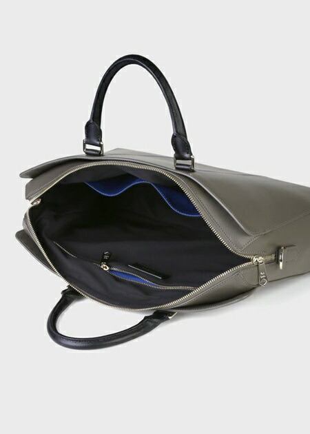 日本正規品人気が高い メンズ ブリーフケース バッグ メンズ Paul ビジネスバッグ カラーインセットハンドル Smithバッグ 小物 ブランド雑貨 Smith Paris ポールスミス ポールスミス バッグ 財布 レディース パリスラウンジポールスミス チャコールグレー Lounge