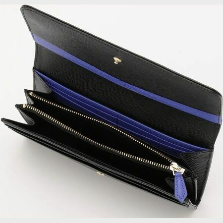 楽天市場 ポールスミス 財布 レディース 長財布 かぶせ フラップ スミシーハート ブラック Paul Smith ポール スミス Paris Lounge パリスラウンジ
