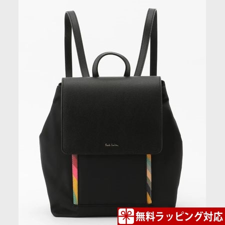 楽天市場 ポールスミス バッグ リュック レディース スワールナイロンポケット ブラック Paul Smith ポール スミス Paris Lounge パリスラウンジ