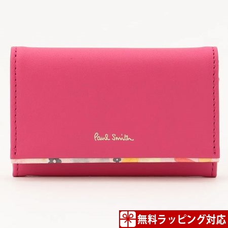 ポールスミス カードケース レディース 名刺入れ ペタルプリントトリム ピンク Paul Smith ポール スミス 73 以上節約