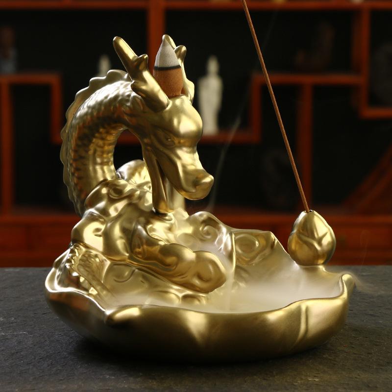 龍の香炉 銅製 九転乾坤龍香炉 風水グッズ : 中国貿易公司ctcオンライン