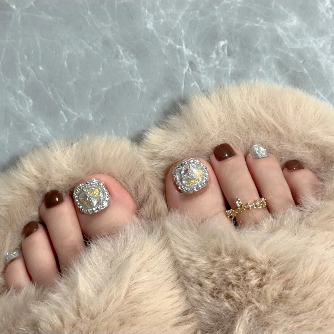 選べる♪【組み合わせ自由】フットチップ フット ネイルチップ ペディチップ 足 Amazon | 足用 ネイルチップ フットネイルシールフットネイル