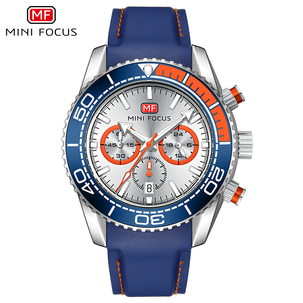 【国内正規代理店】MINIFOCUS MF0426G ミニフォーカス メンズ 腕時計 クロノグラフ プレゼント ギフト お祝い 誕生日 父の日 かっこいい 成人式 クリスマス 彼氏 旦那 男性用