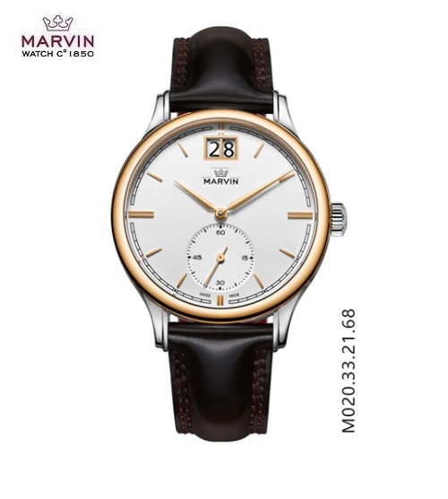 【正規品】Marvin マーヴィン M020.33.21.68 メンズ 腕時計 クォーツ時計 スイス製 ムーブメント 防水 ブランド コレクション
