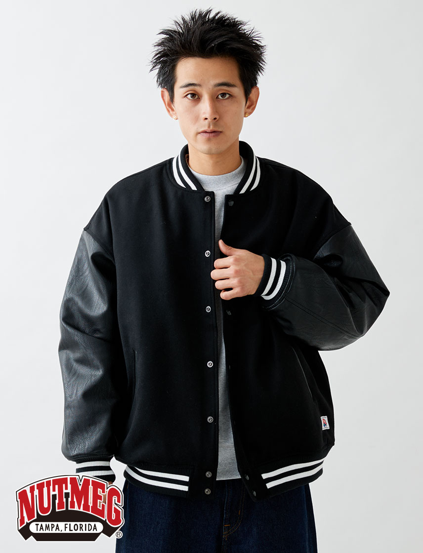 Radiall メルトン　レザー　スタジャン Radiall メルトン レザー スタジャン