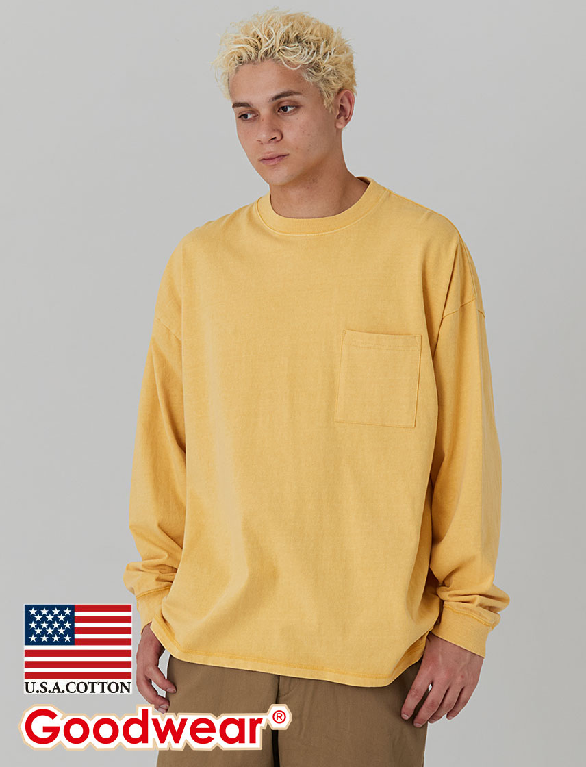 楽天市場】【公式】 Goodwear グッドウェア 製品染めSUPER BIGポケット