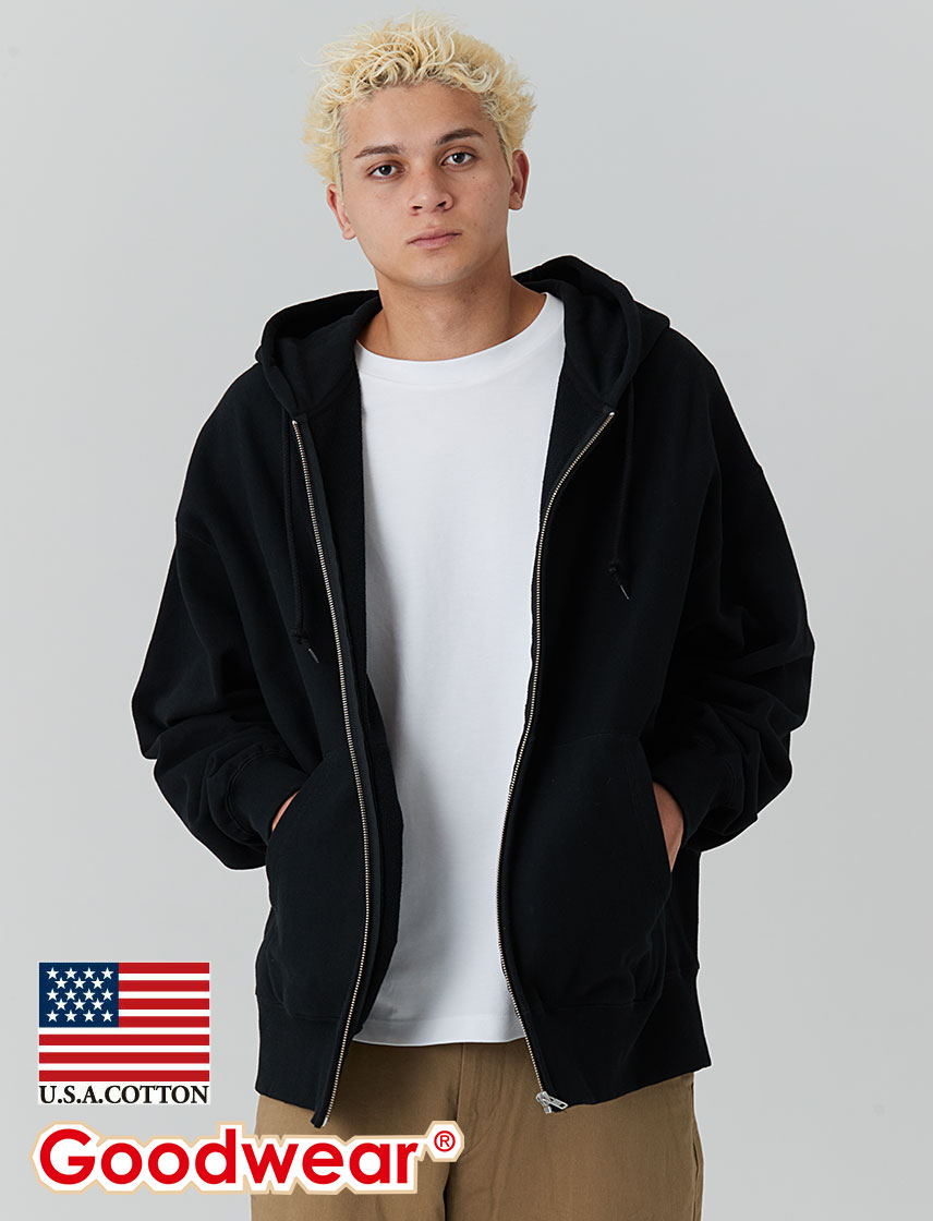 楽天市場】【公式】 Goodwear オーバーサイズ ジップアップ パーカー