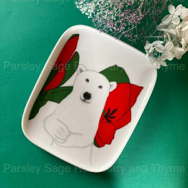 楽天市場】【USED】marimekko Melooni スクエア プレート マリメッコ