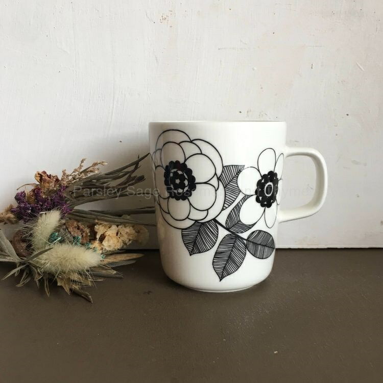 楽天市場】marimekko KANTELEEN KUTSU マグカップ ブラウン 250ml