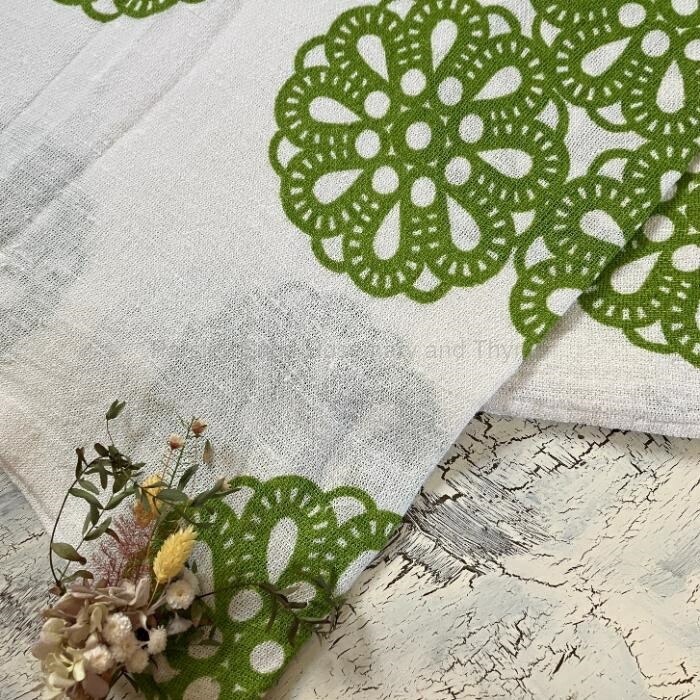 almedahls テーブルクロス スウェーデン製　ビンテージ　アルメダールス アルメダールス / almedahls テーブルクロス Sill 147×250cm北欧雑貨