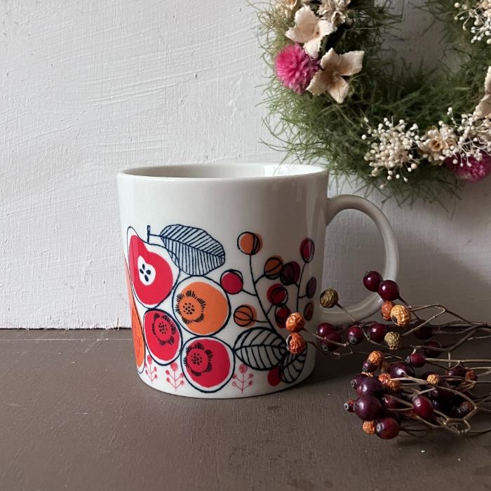 楽天市場】【USED】 ARABIA Lumikukka プレート 19.5cm アラビア