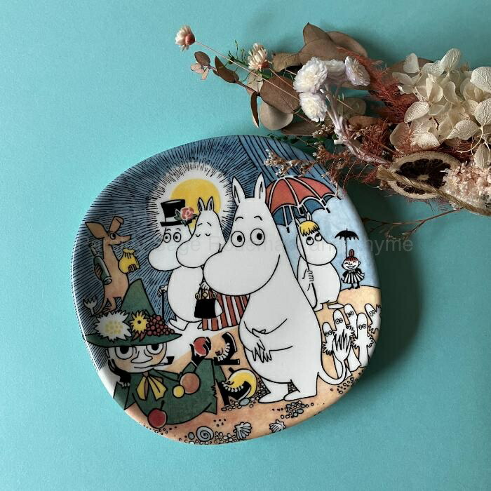 ムーミン　ミィと蟻　アラビア　プレート 楽天市場】未使用 ARABIA アラビア ムーミン ミィと蟻 ウォール