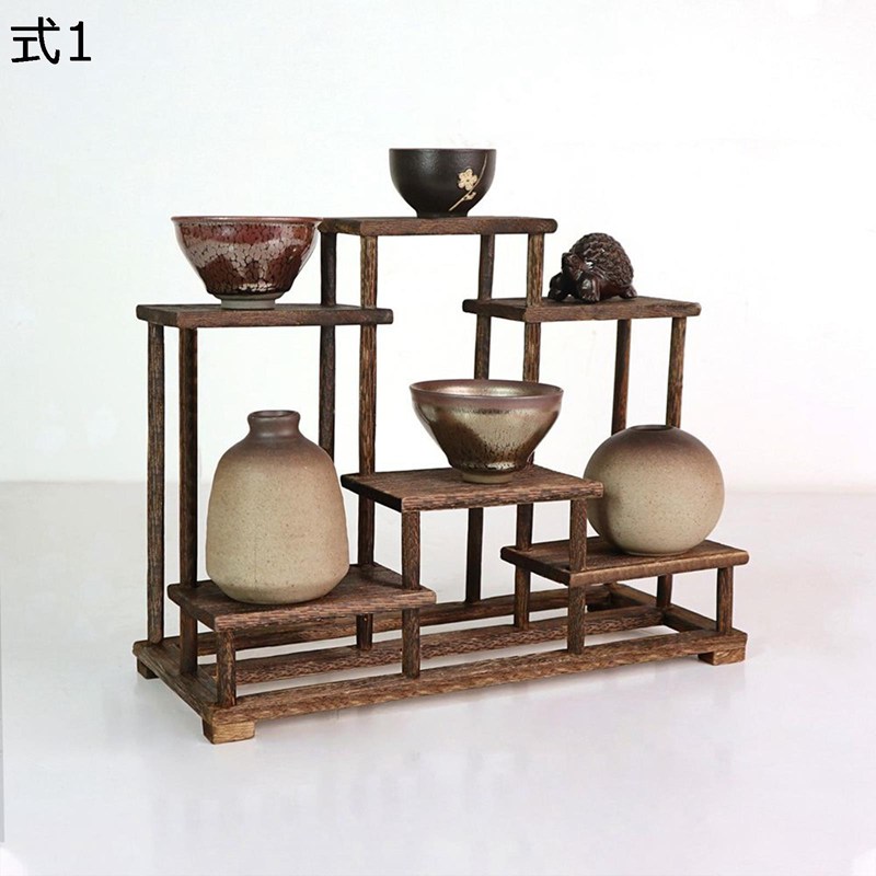 木製「茶ぶだい」　珍品　骨董品　コレクション　インテリア 珍品棚 飾り棚 小棚 木製 シェルフ 収納ラック 茶器 花器